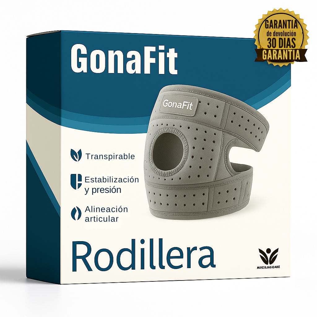 Rodillera GonaFit – alivio inmediato del dolor y soporte total de movimiento 🇲🇽