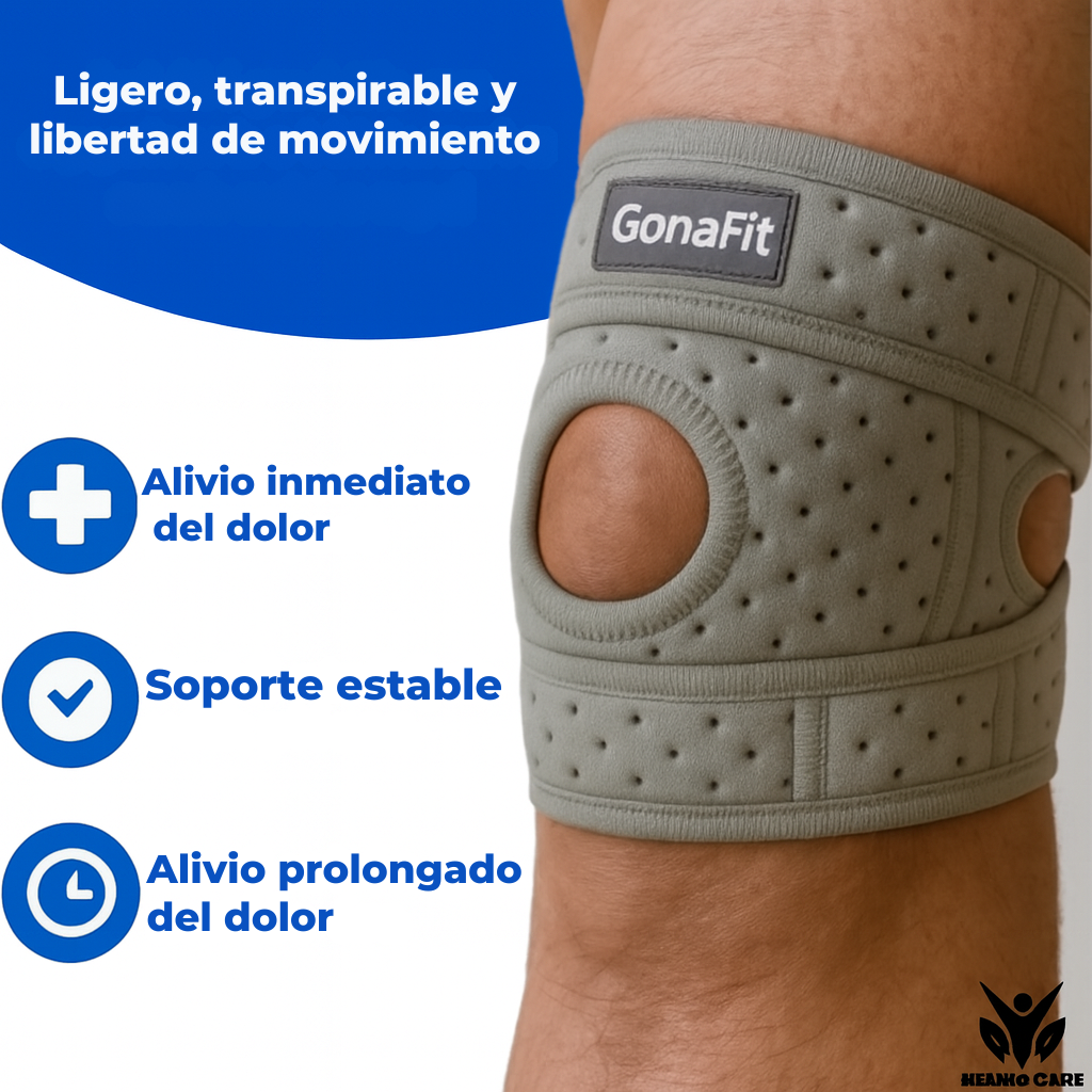 Rodillera GonaFit – alivio inmediato del dolor y soporte total de movimiento 🇲🇽