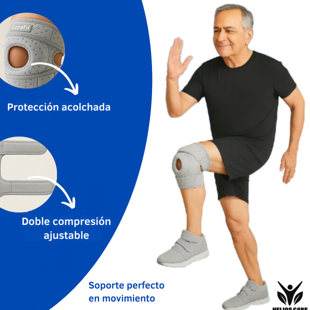Rodillera GonaFit – alivio inmediato del dolor y soporte total de movimiento 🇲🇽