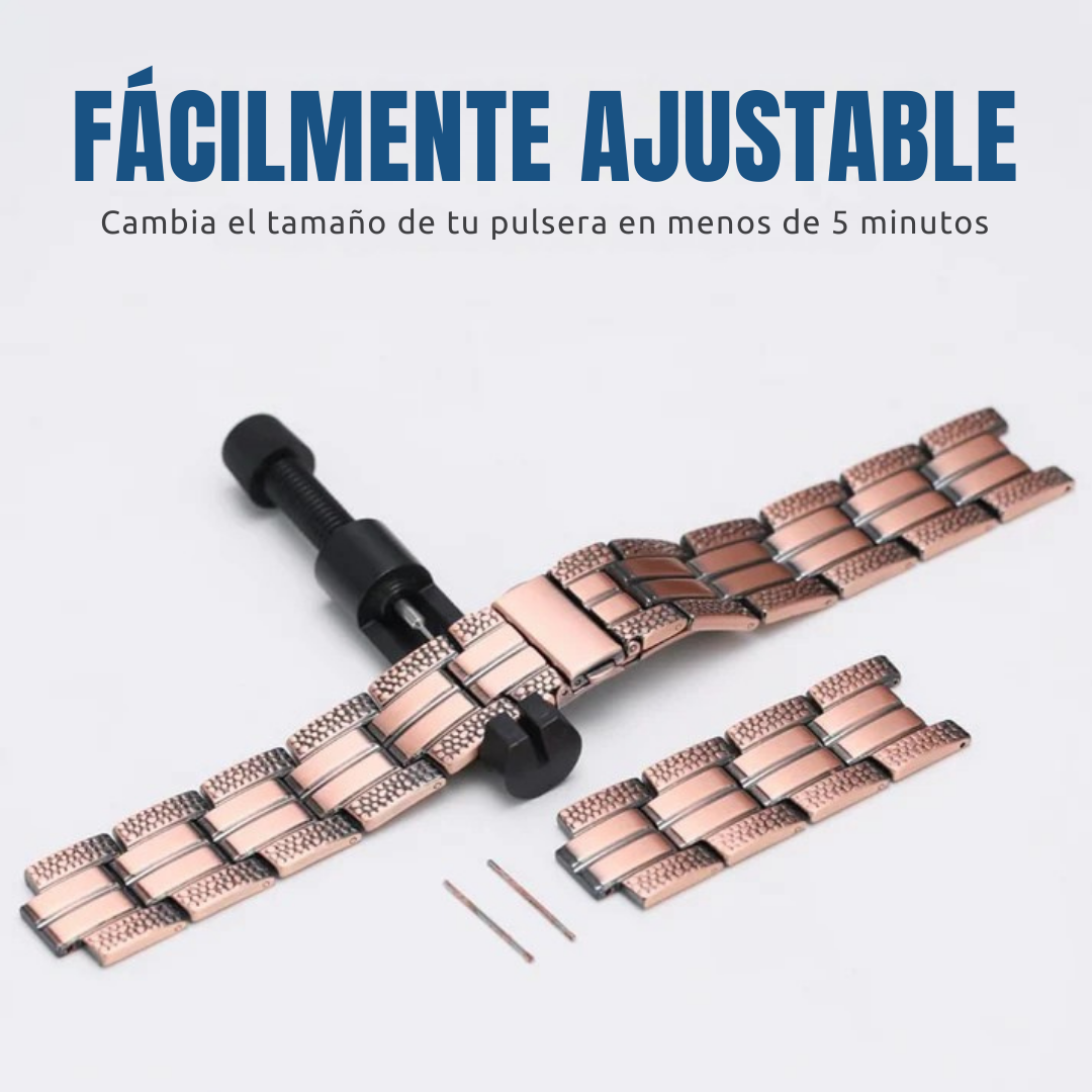 CobreZen™ – Pulsera terapéutica de cobre auténtico