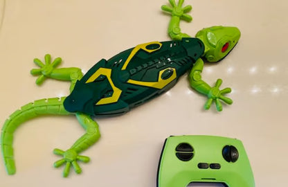 🦎 Juguete de lagarto eléctrico con ojos LED luminosos