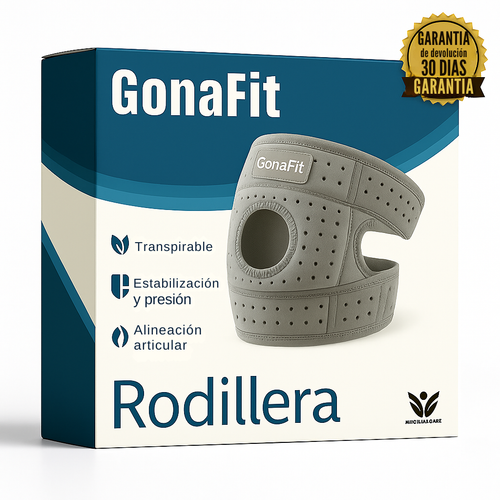 Rodillera GonaFit – alivio inmediato del dolor y soporte total de movimiento 🇲🇽