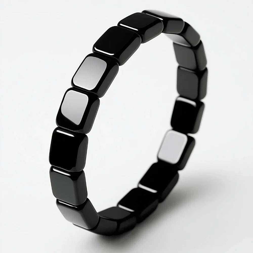 Onyros™ – Pulsera Magnética de Hematita