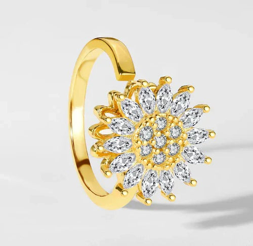 SerenityBloom™ – Anillo contra la ansiedad con diseño floral