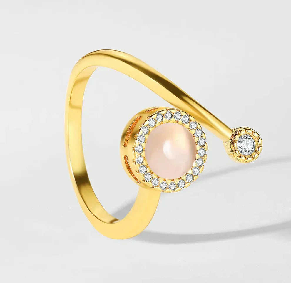 SerenityBloom™ – Anillo contra la ansiedad con diseño floral