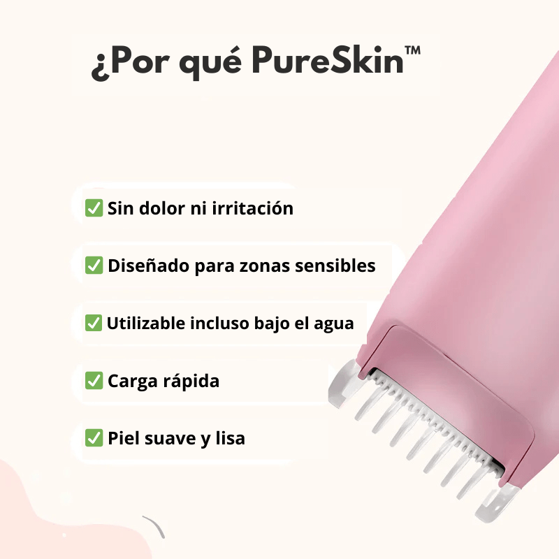 PureSkin™  – Afeitadora eléctrica para mujer