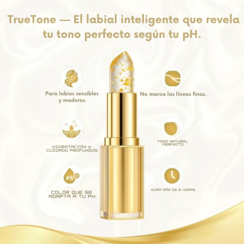 TrueTone — El labial inteligente que revela tu tono perfecto según tu pH.