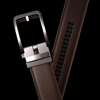 FlexBelt™ – Cinturón de Piel Ajustable sin Agujeros